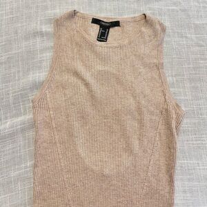 Forever 21 Tan Sleeveless TankTop